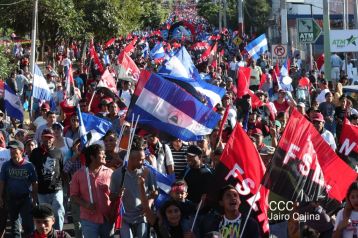 Caminata “En Nicaragua Valiente y Victoriosa seguimos venciendo”