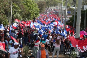 Caminata “En Nicaragua Valiente y Victoriosa seguimos venciendo”
