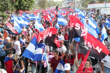 Caminata “En Nicaragua Valiente y Victoriosa seguimos venciendo”