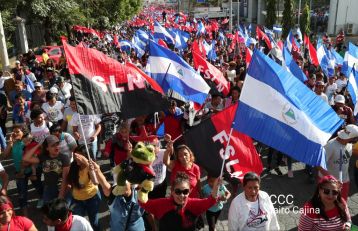 Caminata “En Nicaragua Valiente y Victoriosa seguimos venciendo”