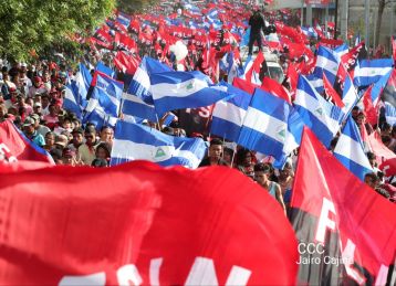 Caminata “En Nicaragua Valiente y Victoriosa seguimos venciendo”