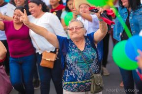 Caminata “En Nicaragua Valiente y Victoriosa seguimos venciendo”