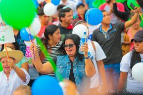 Caminata “En Nicaragua Valiente y Victoriosa seguimos venciendo”