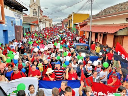 Caminata “En Nicaragua Valiente y Victoriosa seguimos venciendo”