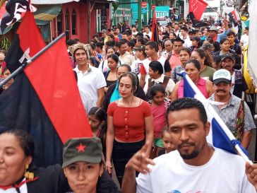 Caminata “En Nicaragua Valiente y Victoriosa seguimos venciendo”