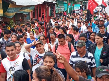 Caminata “En Nicaragua Valiente y Victoriosa seguimos venciendo”