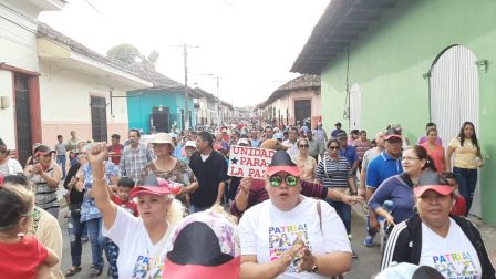 Caminata “En Nicaragua Valiente y Victoriosa seguimos venciendo”