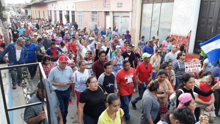 Caminata “En Nicaragua Valiente y Victoriosa seguimos venciendo”