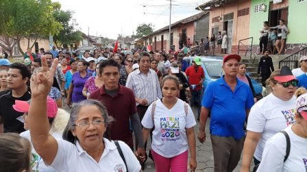 Caminata “En Nicaragua Valiente y Victoriosa seguimos venciendo”