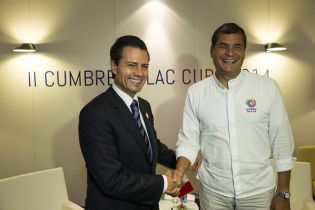 Presidente Daniel durante II Cumbre CELAC en Cuba