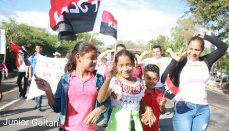 Caminata “En Nicaragua Valiente y Victoriosa seguimos venciendo”
