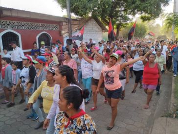 Caminata “En Nicaragua Valiente y Victoriosa seguimos venciendo”
