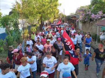Caminata “En Nicaragua Valiente y Victoriosa seguimos venciendo”