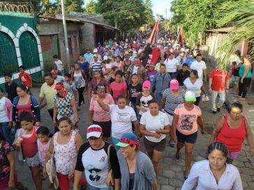 Caminata “En Nicaragua Valiente y Victoriosa seguimos venciendo”