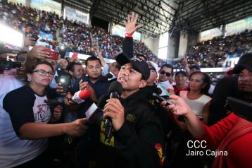 Así recibió Nicaragua a su cinco veces campeón mundial Román "Chocolatito" González