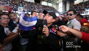 Así recibió Nicaragua a su cinco veces campeón mundial Román "Chocolatito" González