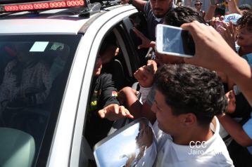Así recibió Nicaragua a su cinco veces campeón mundial Román "Chocolatito" González