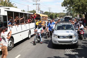 Así recibió Nicaragua a su cinco veces campeón mundial Román "Chocolatito" González