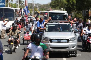 Así recibió Nicaragua a su cinco veces campeón mundial Román "Chocolatito" González