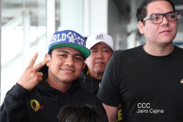 Así recibió Nicaragua a su cinco veces campeón mundial Román "Chocolatito" González