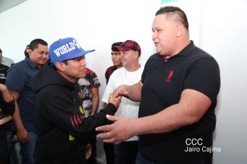 Así recibió Nicaragua a su cinco veces campeón mundial Román "Chocolatito" González