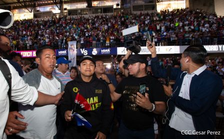 Así recibió Nicaragua a su cinco veces campeón mundial Román "Chocolatito" González
