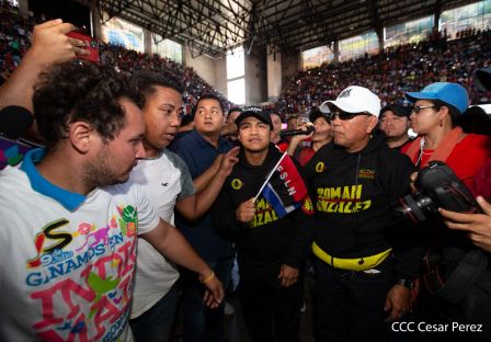 Así recibió Nicaragua a su cinco veces campeón mundial Román "Chocolatito" González