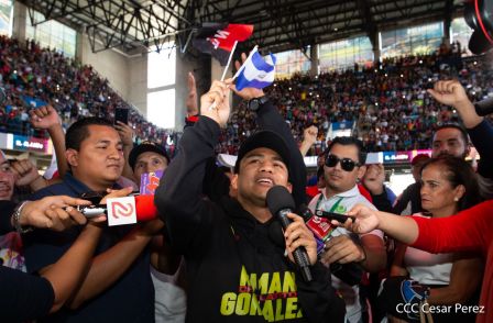 Así recibió Nicaragua a su cinco veces campeón mundial Román "Chocolatito" González
