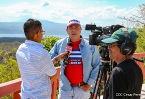 Inauguración del mirador y restaurante El Balcón en el volcán Masaya