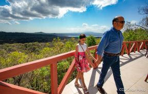 Inauguración del mirador y restaurante El Balcón en el volcán Masaya