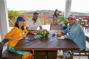 Inauguración del mirador y restaurante El Balcón en el volcán Masaya