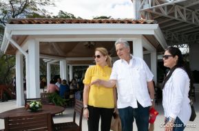 Inauguración del mirador y restaurante El Balcón en el volcán Masaya