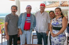 Inauguración del mirador y restaurante El Balcón en el volcán Masaya