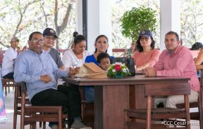 Inauguración del mirador y restaurante El Balcón en el volcán Masaya