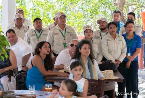 Inauguración del mirador y restaurante El Balcón en el volcán Masaya