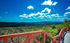 Inauguración del mirador y restaurante El Balcón en el volcán Masaya