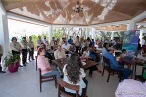 Inauguración del mirador y restaurante El Balcón en el volcán Masaya