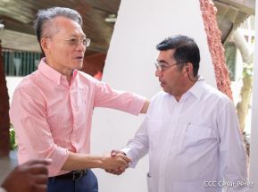 Inauguración del mirador y restaurante El Balcón en el volcán Masaya