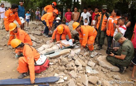 Ejercicio Nacional para Proteger la Vida en Situaciones Multiamenazas en Nicaragua