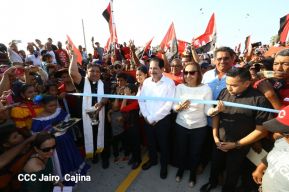 Inauguran puente "El Paso de Panaloya"