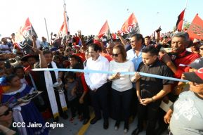 Inauguran puente "El Paso de Panaloya"