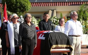 Homenaje póstumo al compañero Jacinto Suárez