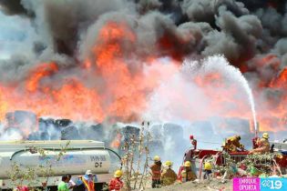 Incendio en La Chureca