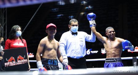 Nicaragua muestra sus puños en una noche de boxeo del bueno