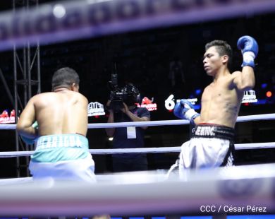 Nicaragua muestra sus puños en una noche de boxeo del bueno