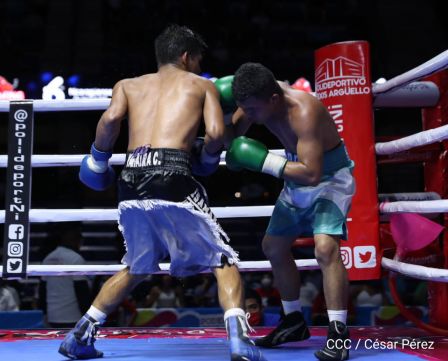 Nicaragua muestra sus puños en una noche de boxeo del bueno