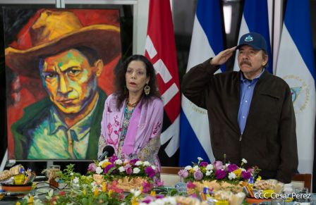 125 aniversario del natalicio del General de Hombres y Mujeres Libres Augusto C. Sandino