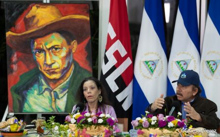 125 aniversario del natalicio del General de Hombres y Mujeres Libres Augusto C. Sandino