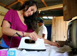 Electrificación en San Juan del Río Coco