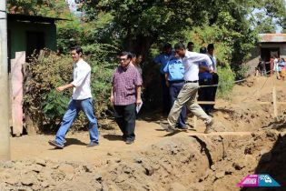 Instalación de Alcantarillado Sanitario en barrio Las Torres (Managua)